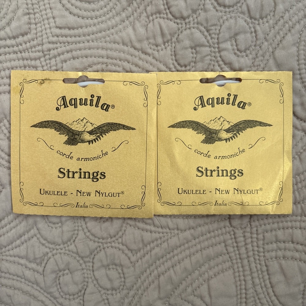 2 Sets Aquila Ukulele Strings Tenor Reg 10U Made In Italy New